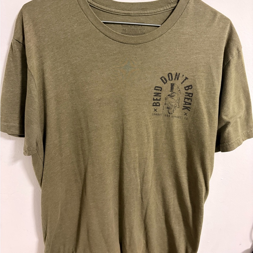 Grunt Style and Combat Iron Apparel T-shirt lot of 2 Patriotic Marine Military - Picture 2 of 7